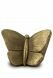 Piccola urna cineraria farfalle oro