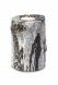 Mini urna cineraria in ceramica 'Betulla' con portacandele