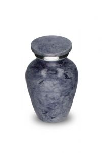 Mini urna cineraria 'Elegance' effetto pietra naturale viola