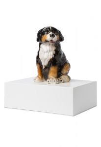 Pet cremation ashes urn 'Bernese Dog'