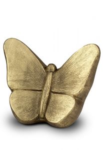 Urna cineraria farfalle oro