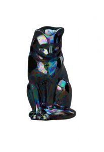 Urna in ceramica gatto in vari colori
