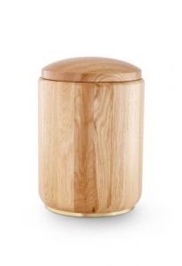 Wooden funeral urn