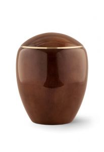 Wooden funeral urn