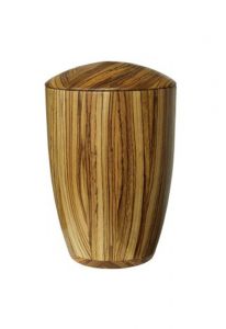 Wooden funeral urn