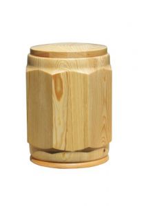 Wooden funeral urn