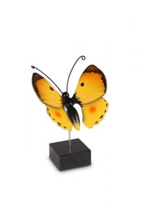 Mini urna cineraria a forma di farfalla