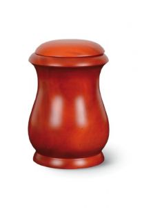 Wooden funeral urn