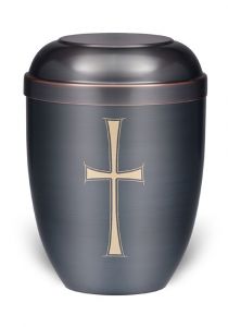 Cremation urn made from copper