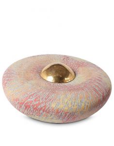 Urna cineraria in ceramica 'Rainbow Red'