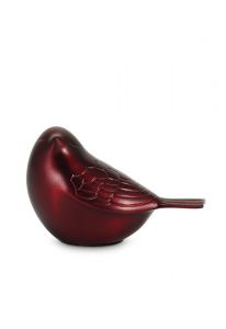Mini urna a forma di uccello - rosso