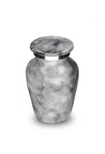 Mini urna cineraria 'Elegance' effetto pietra naturale grigio